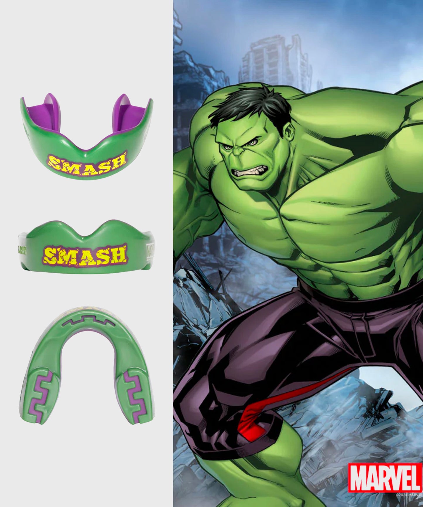 Protège-Dents Safejawz Marvel - The Hulk - Vert