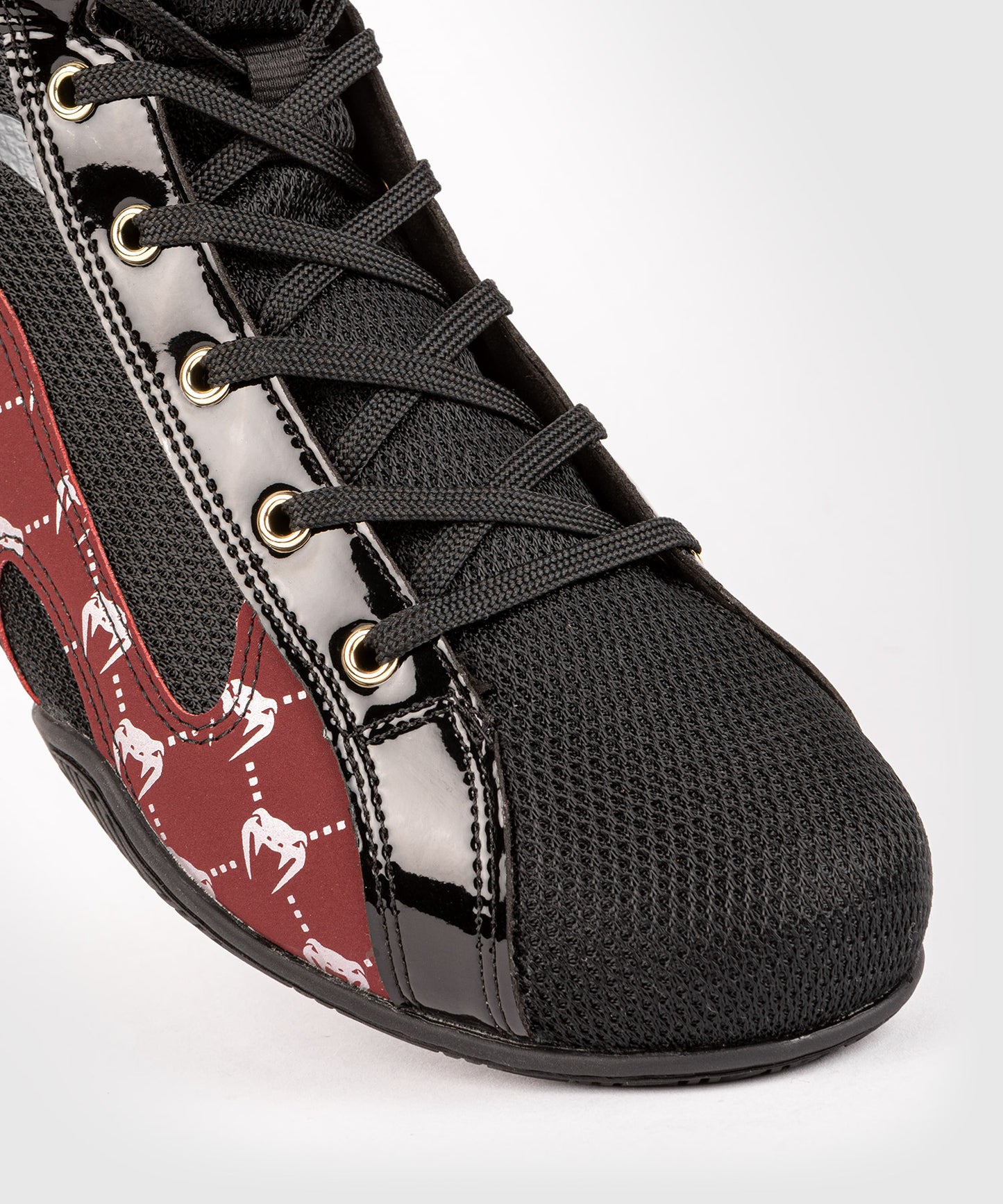 Venum Elite Evo Monogram Boxing Schuh - Schwarz/Bordeaux