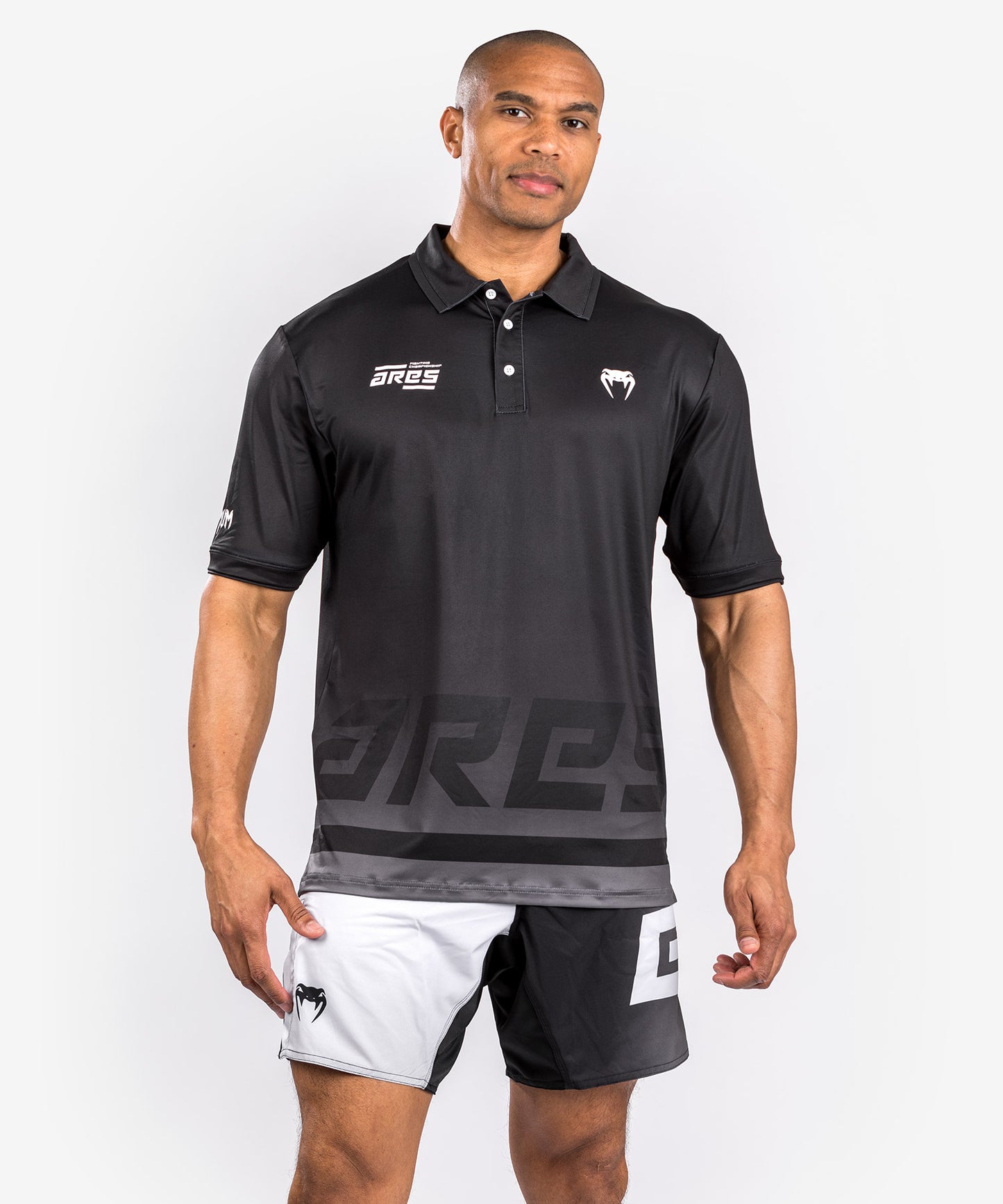 Dry Tech Polo Shirt Venum x Ares - Black