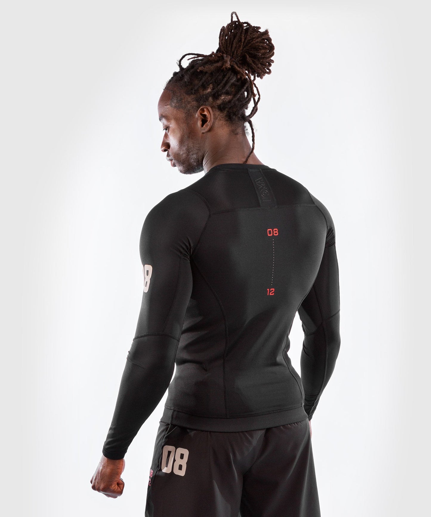 Venum Loma 08-12 Long Sleeve Rashguard - Black