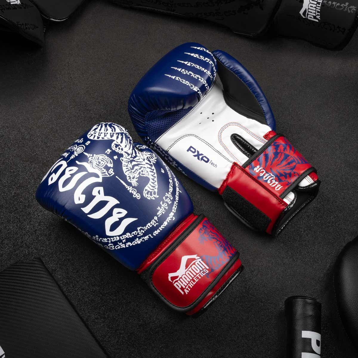 Boxhandschuhe Phantom Athletics Muay Thai - Blau