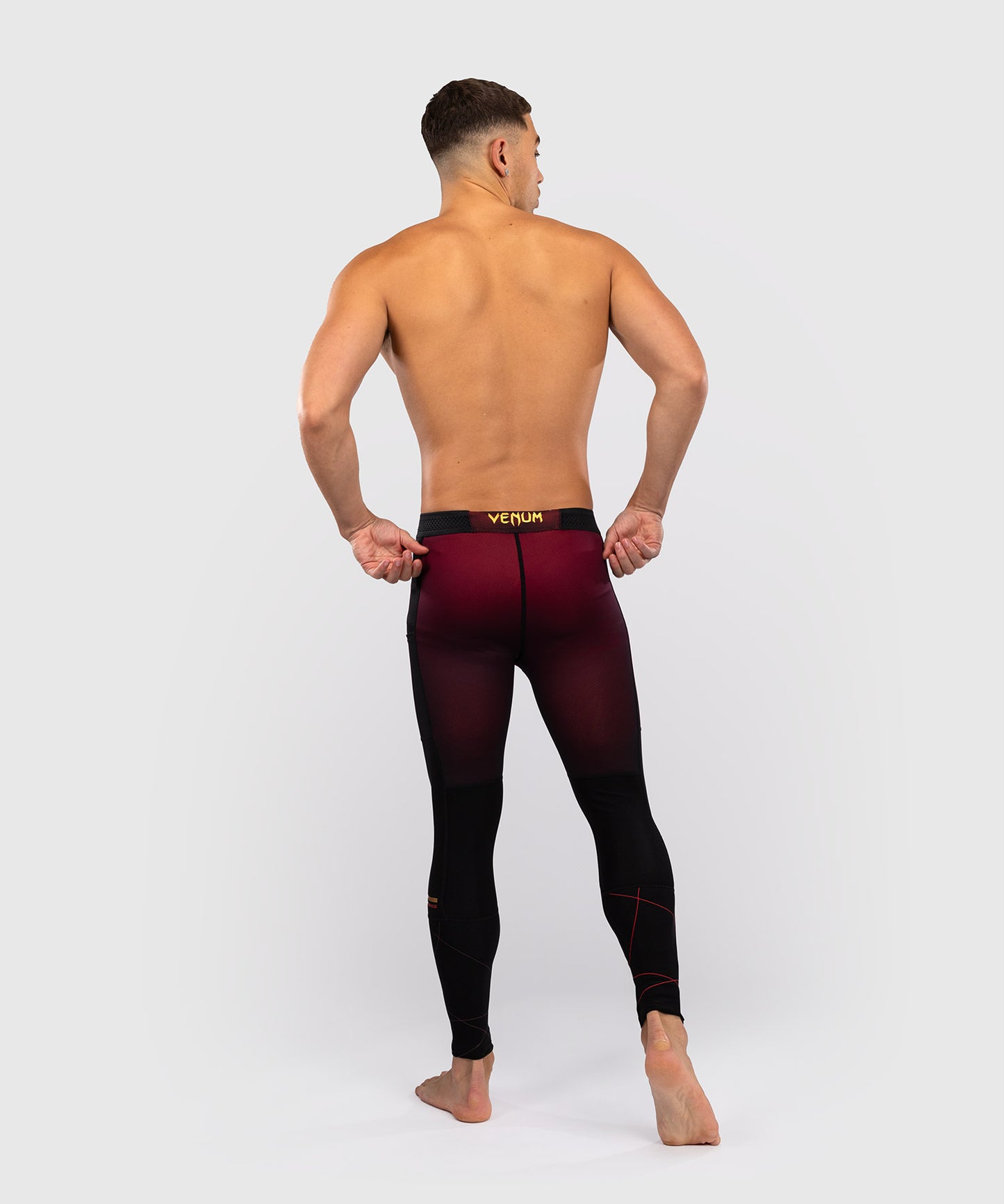 Venum Tactical XT Compression Pants - Black/Bordeaux/Gold