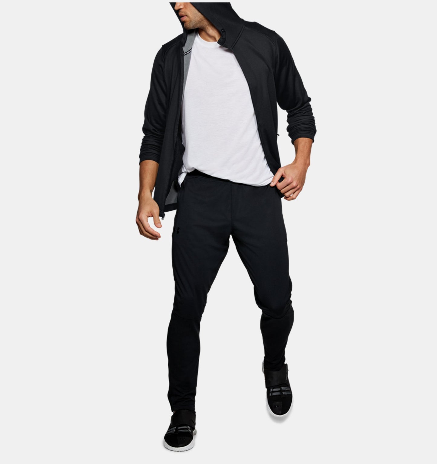 Sweat à capuche Under Armour MK-1 Terry FZ - Noir