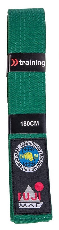 Ceinture de Taekwondo ITF FUJIMAE – Vert