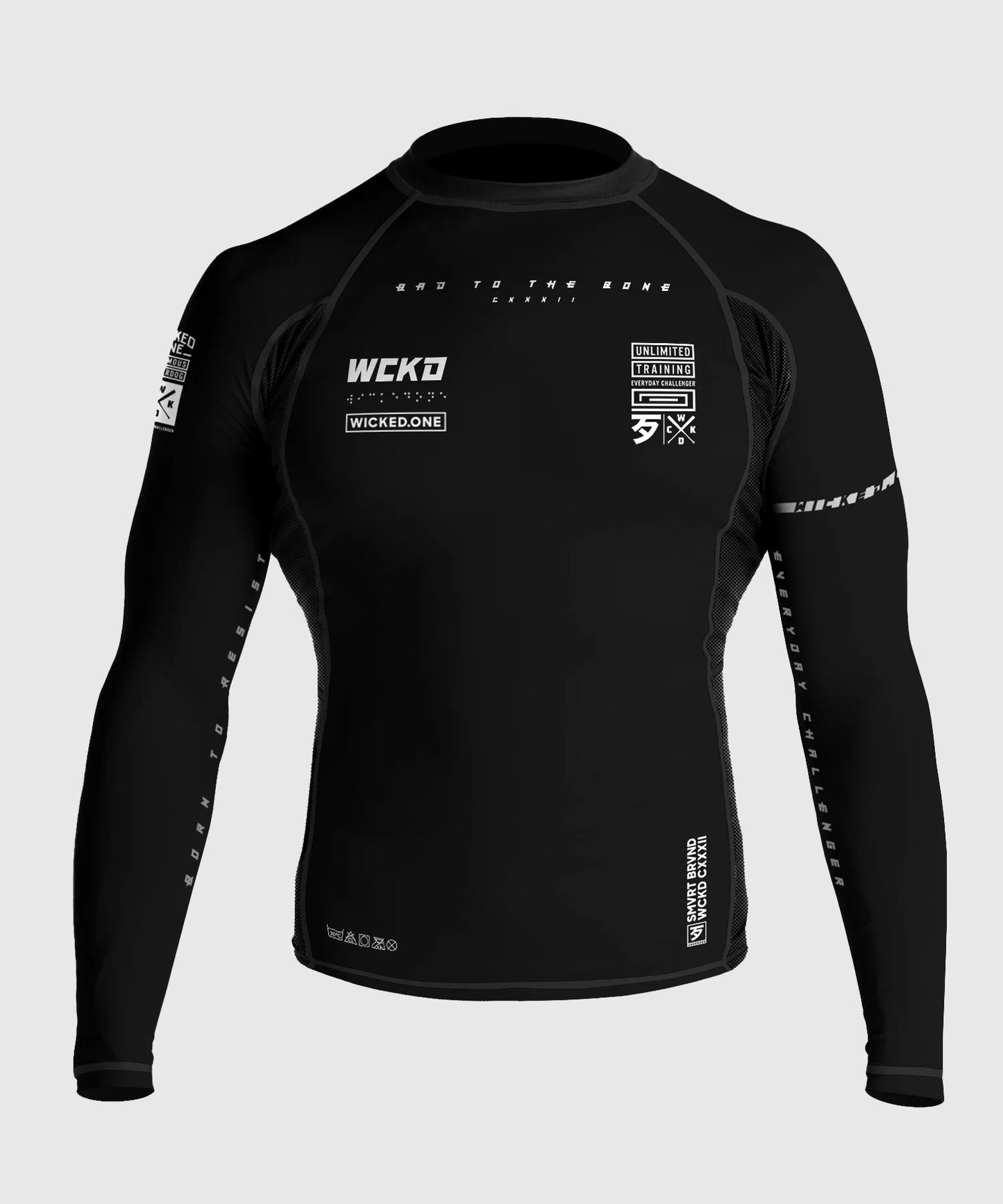 Rashguard À Manches Longues Wicked One Track - Noir