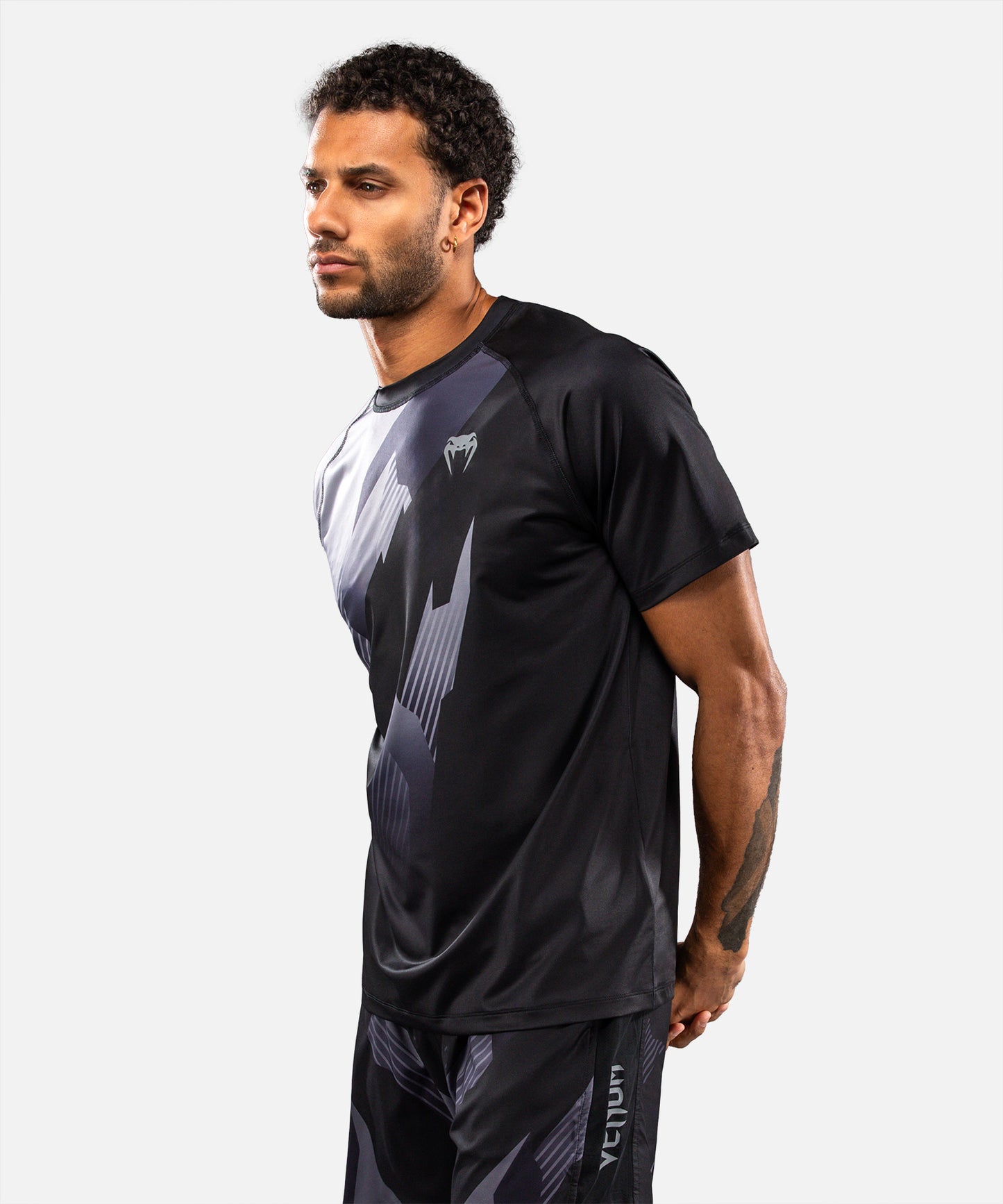 Venum No-Gi 6.0 Dry-Tech T-Shirt - Schwarz/Grau