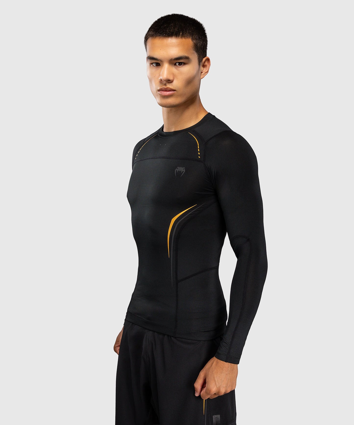 Venum G-Core Langarm Rashguard - Schwarz/Gold