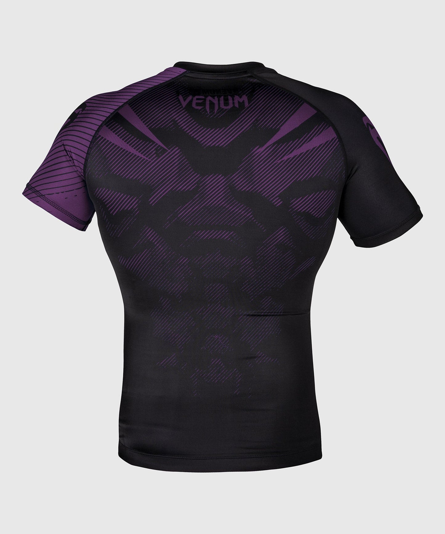 Rashguard Venum NoGi 2.0 - IBJJF Approved Short Sleeve - Black/Purple