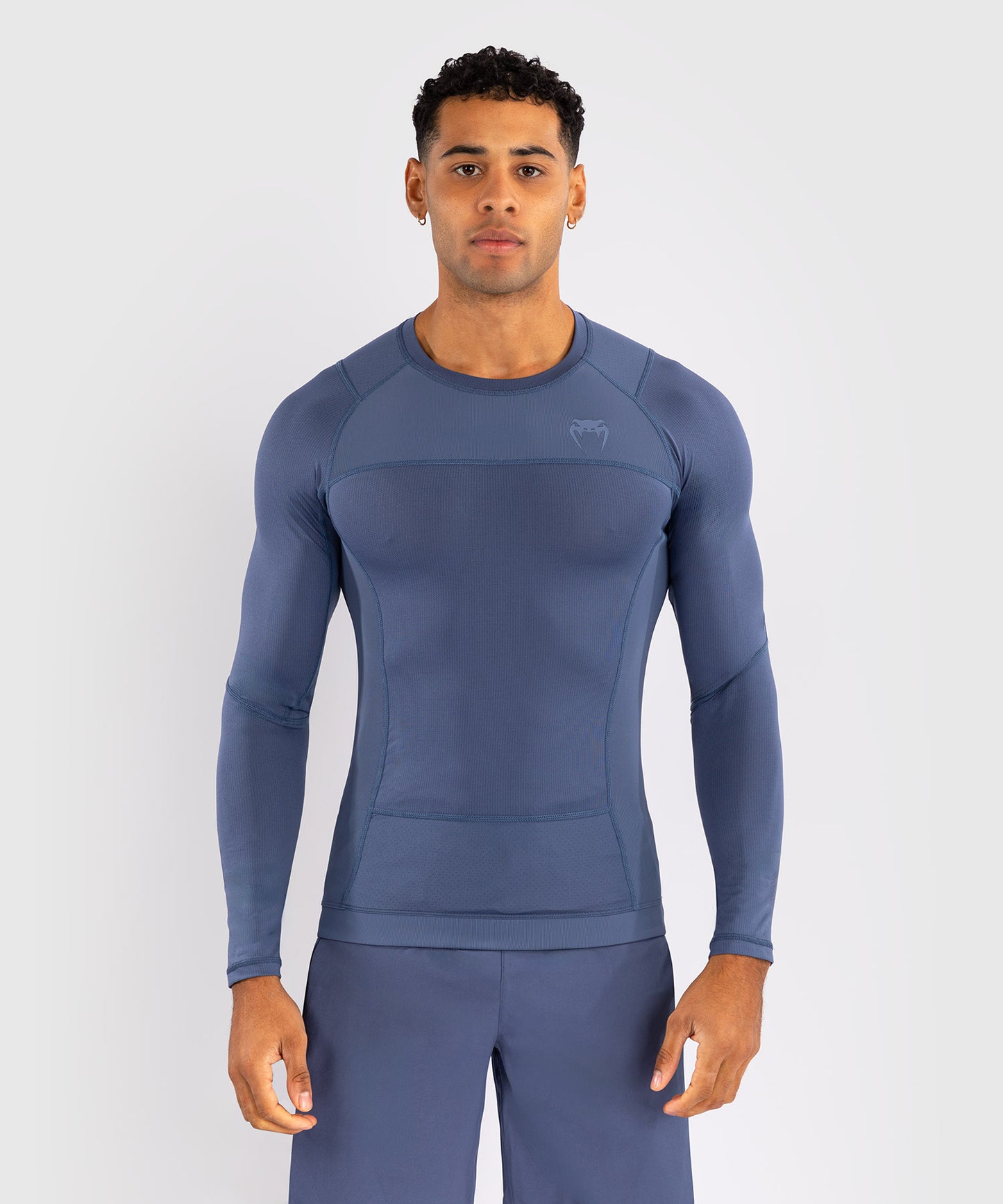 Venum G-Fit Air Langarm-Rashguard für Männer - Nebelblau