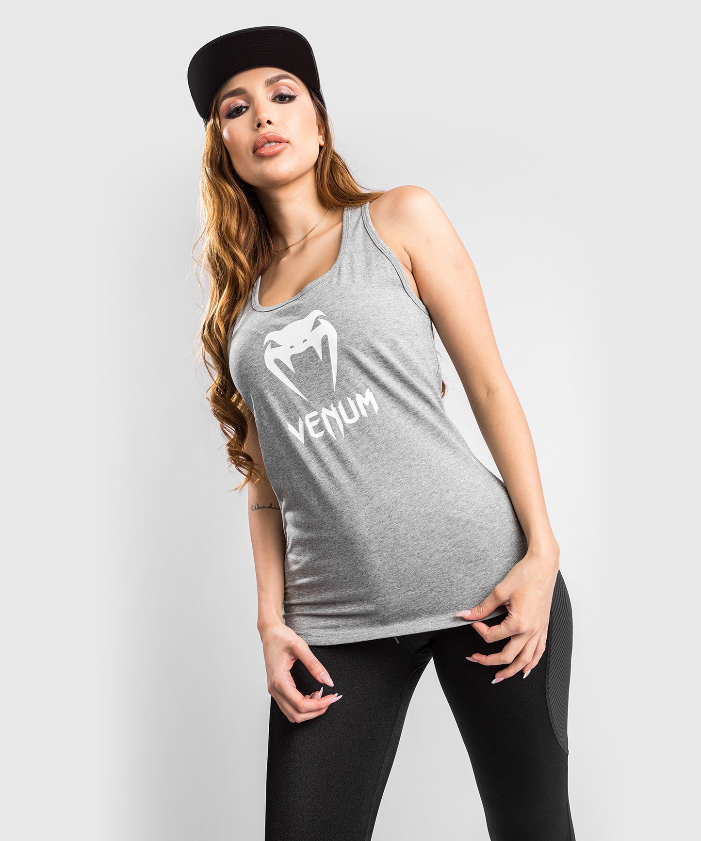 Venum Classic Tank Top - For Women - Light Heather Grey 