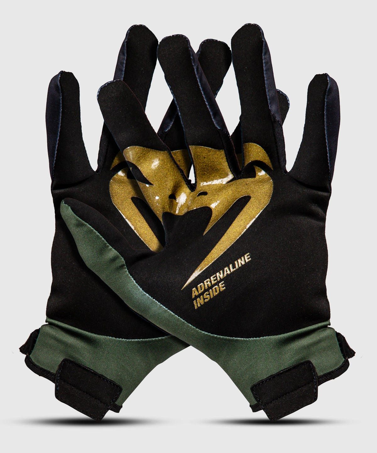 Venum MX Summer Motorbike Gloves - Black/Green/Gold
