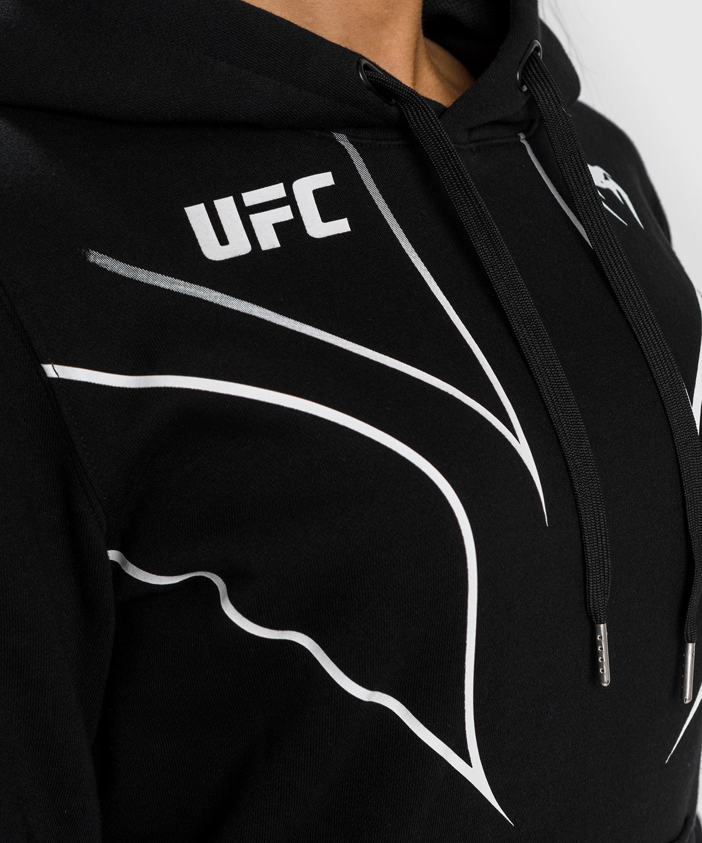 Sweatshirt UFC Venum Authentic Fight Night 2.0 Replica - Pour Femmes - Noir