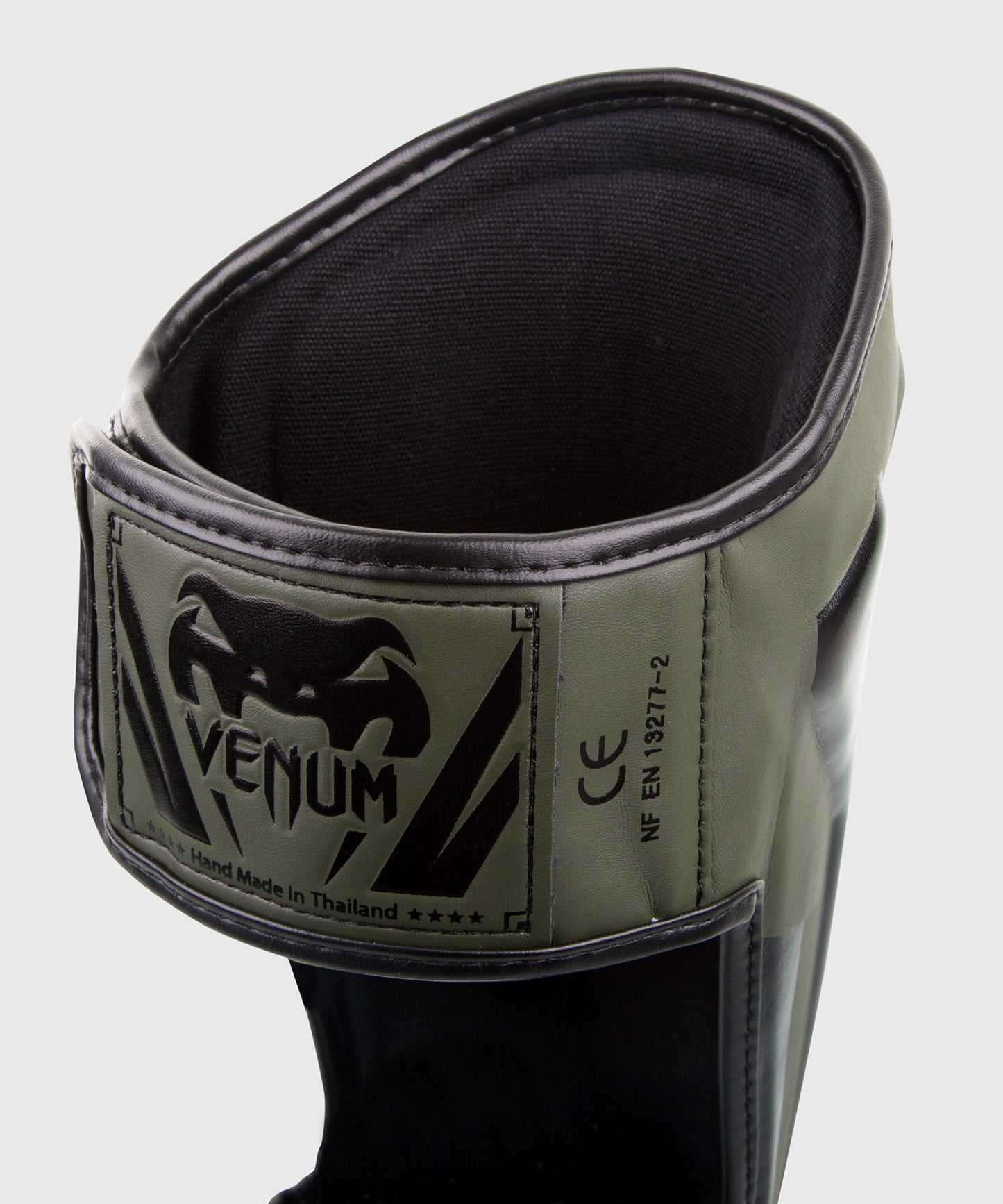 Protège-tibias Venum Elite - Kaki/Noir