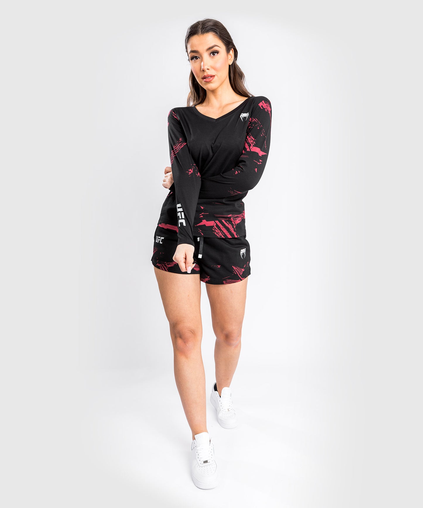 Short UFC Venum Authentic Fight Week 2.0 - Pour Femmes - Noir/Rouge