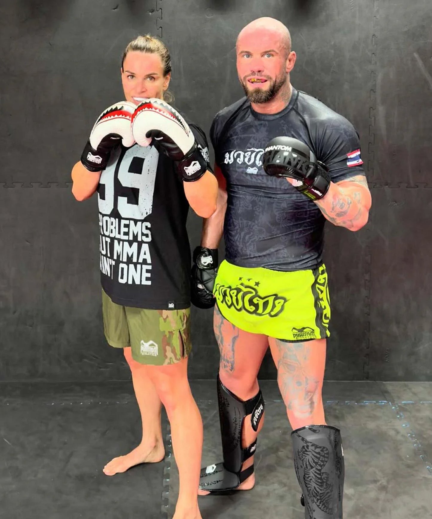 Rashguard Phantom Athletics Muay Thai - Schwarz
