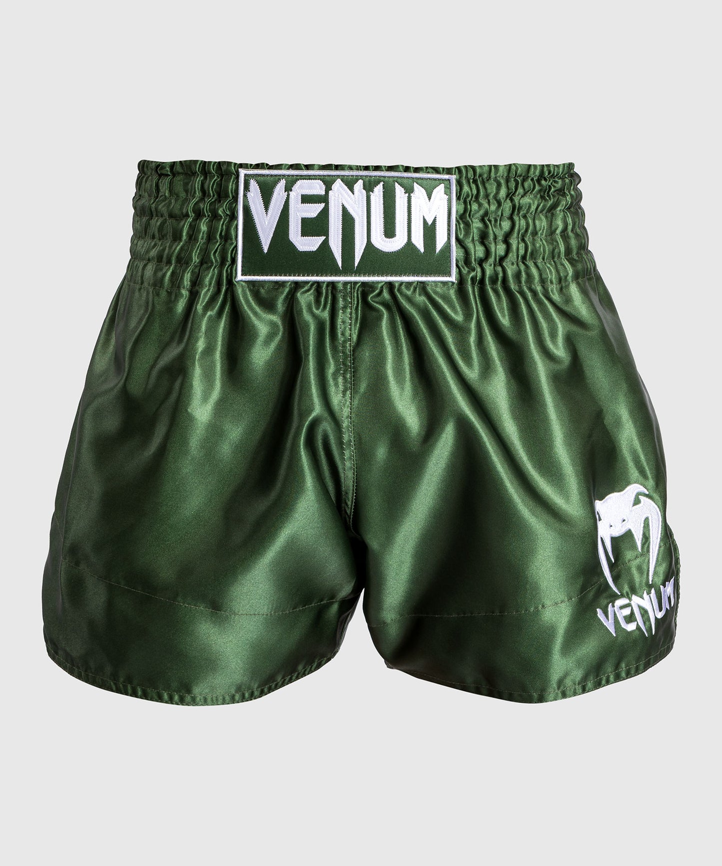 Venum Classic Muay Thai Shorts Khaki/Weiß