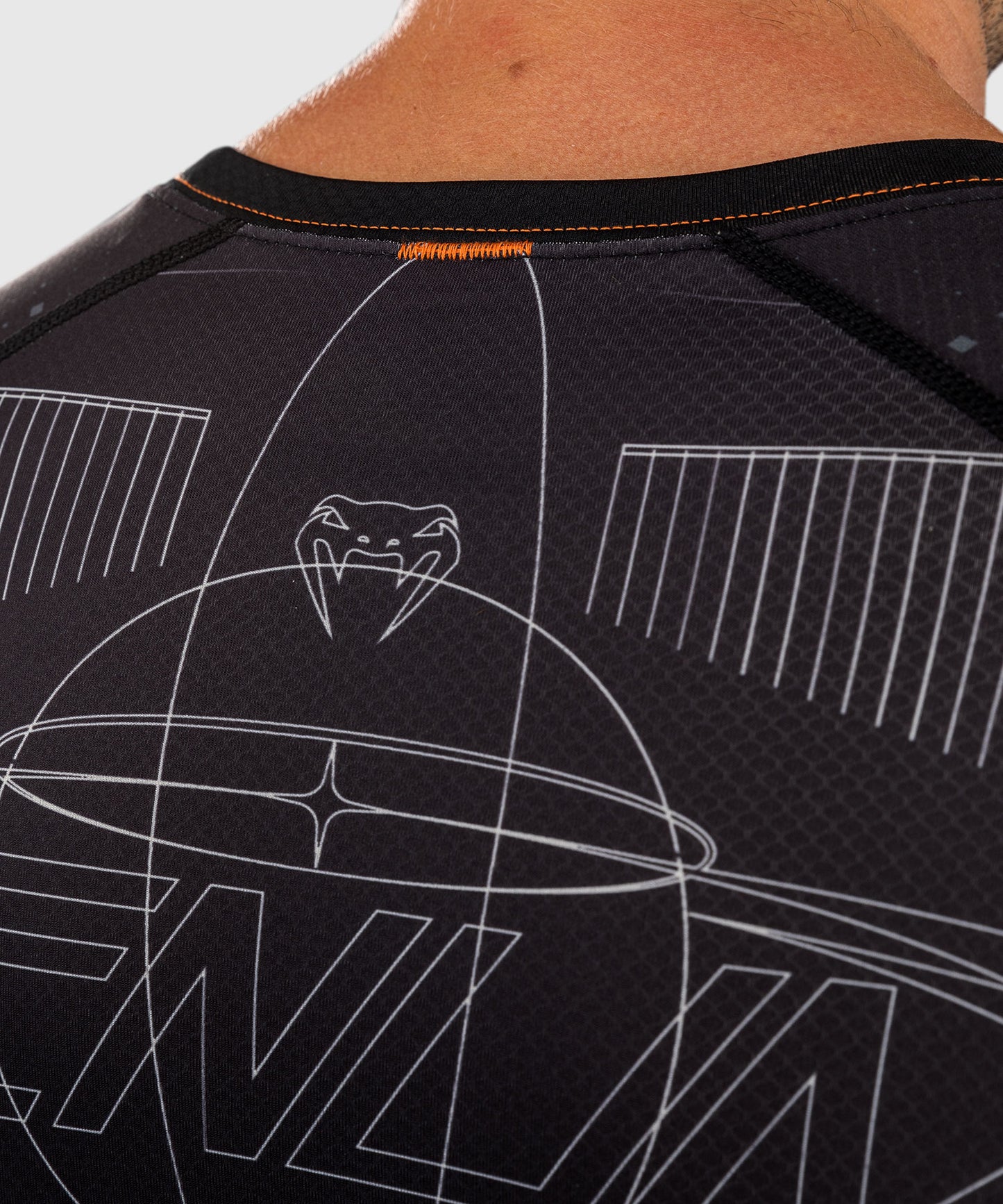 Venum Eclipse Long Sleeve Rashguard - Black/Ivory