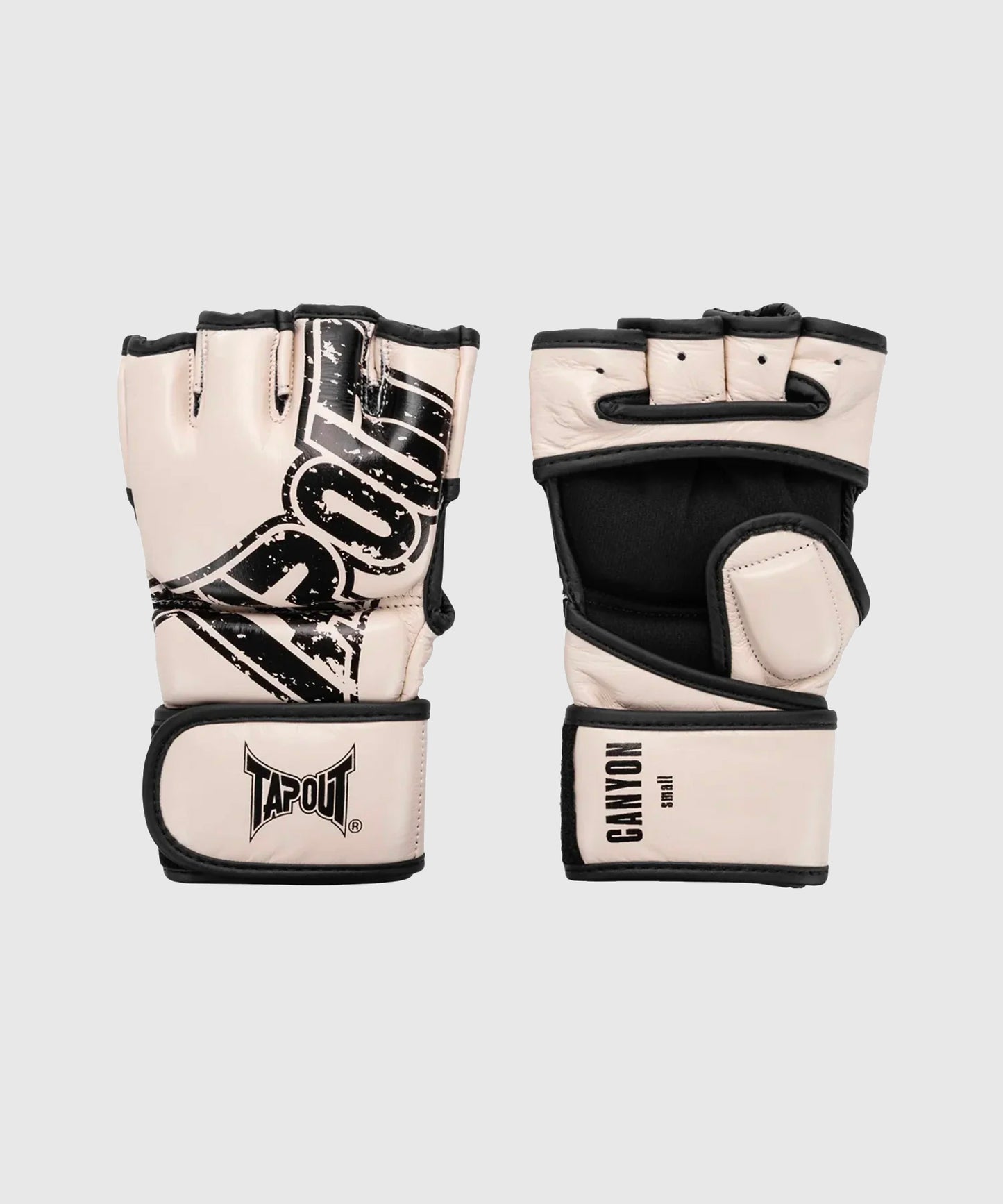 Tapout Canyon MMA Gloves - Beige/Black