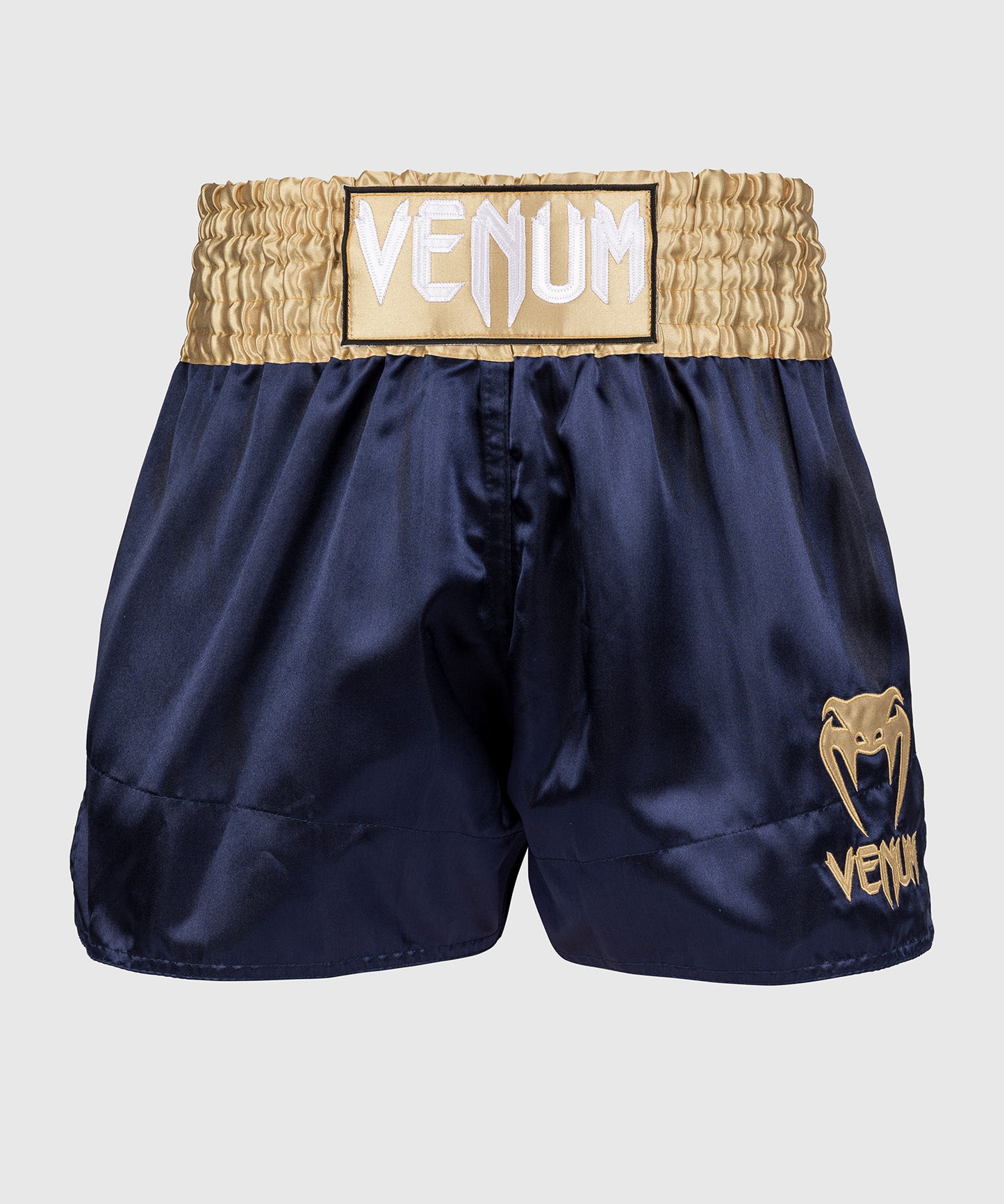 Shorts de Muay Thai Venum Classic - Bleu marine/Or