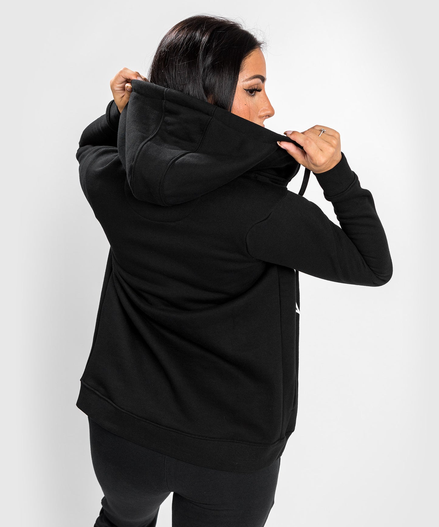 UFC Venum Fight Night 2.0 Replica Women's Full Zip Hoodie - Black