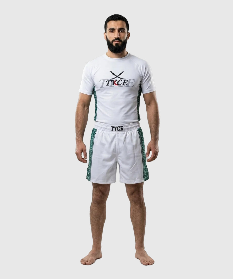TYCE CULTURE OF WAR Saladin Grappling-Rashguard - Weiß