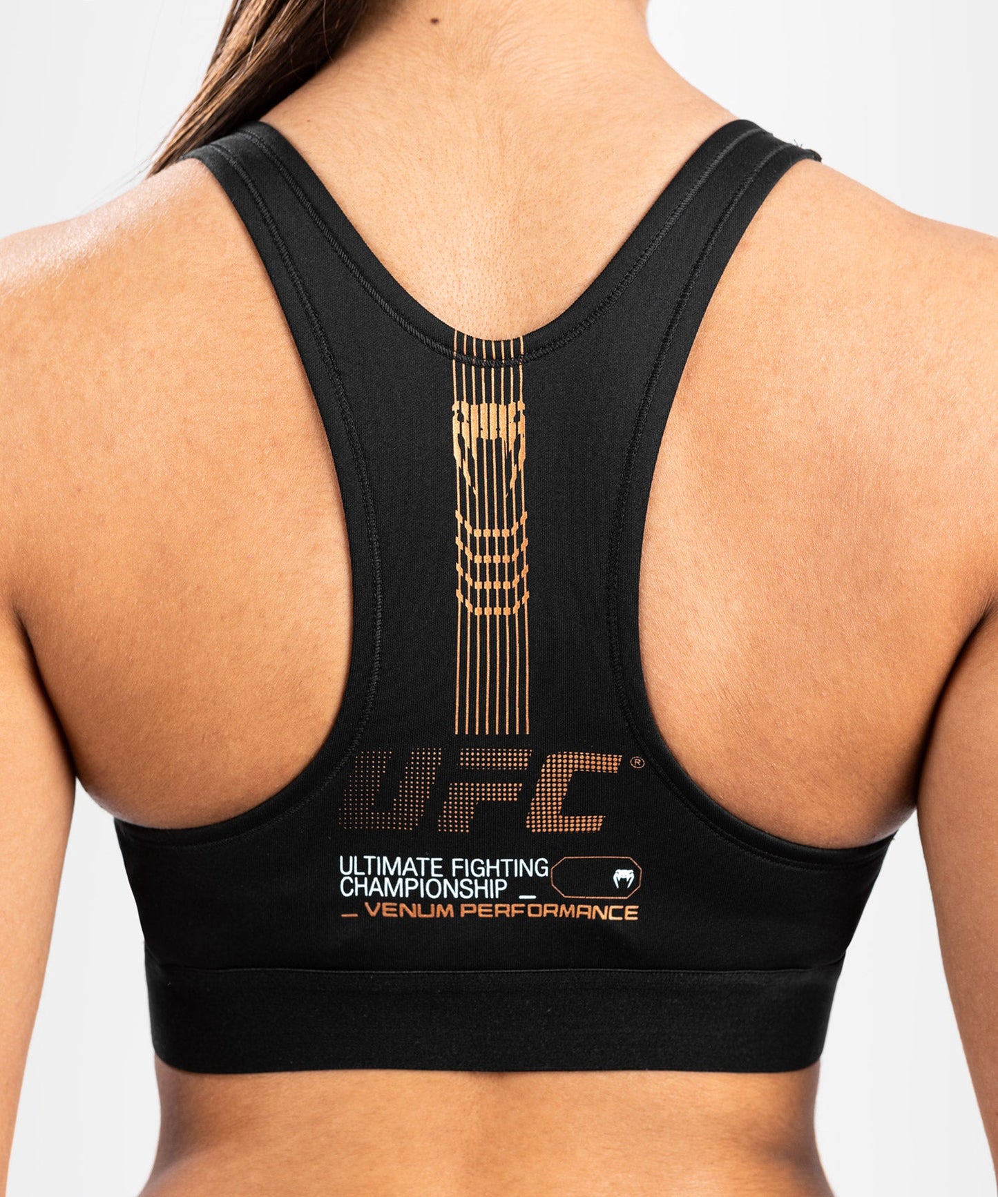 Brassière de sport pour Femmes UFC Adrenaline by Venum Fight Week - Khaki/Bronze