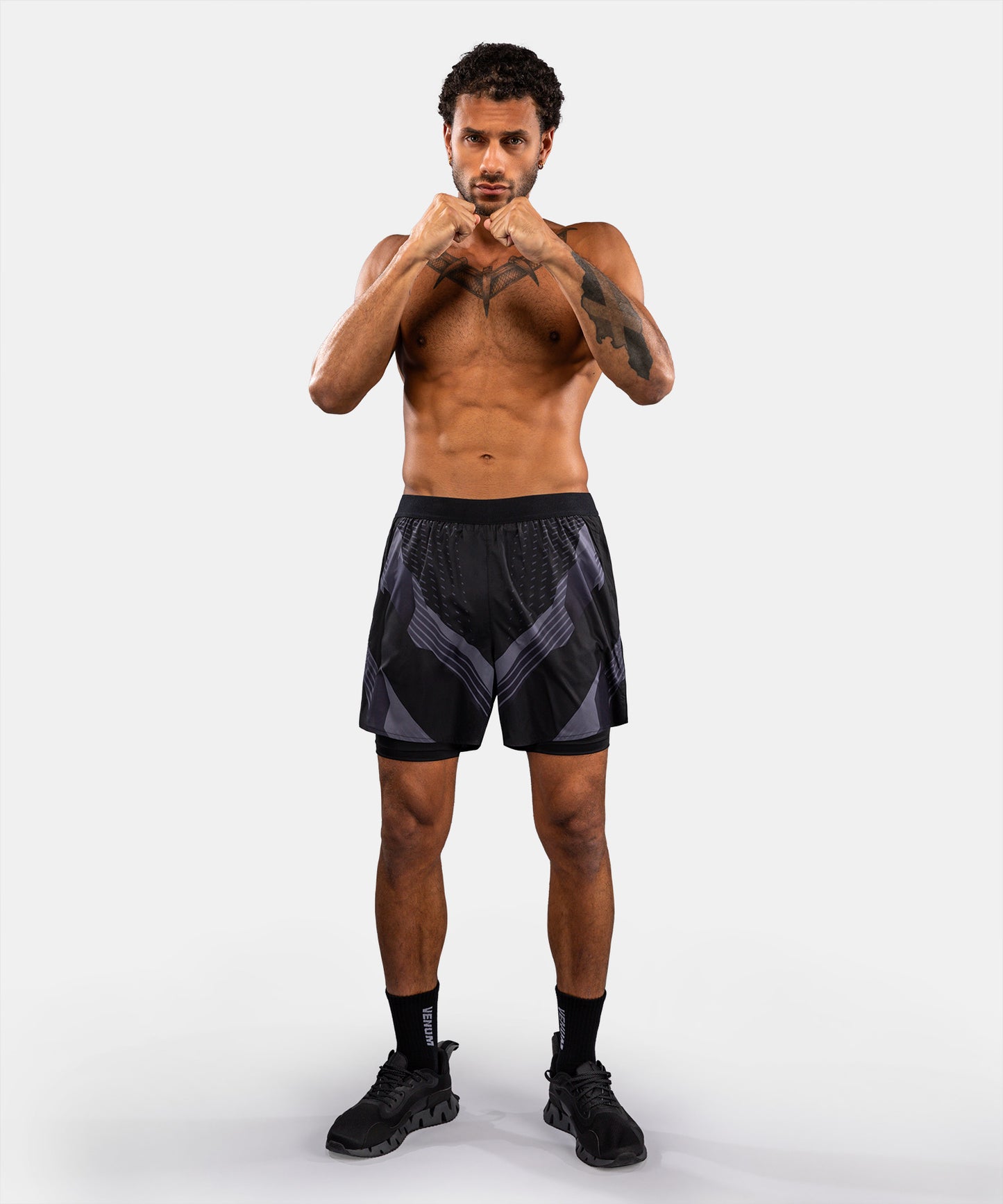 Venum No-Gi 6.0 Trainingsshorts - Schwarz/Grau