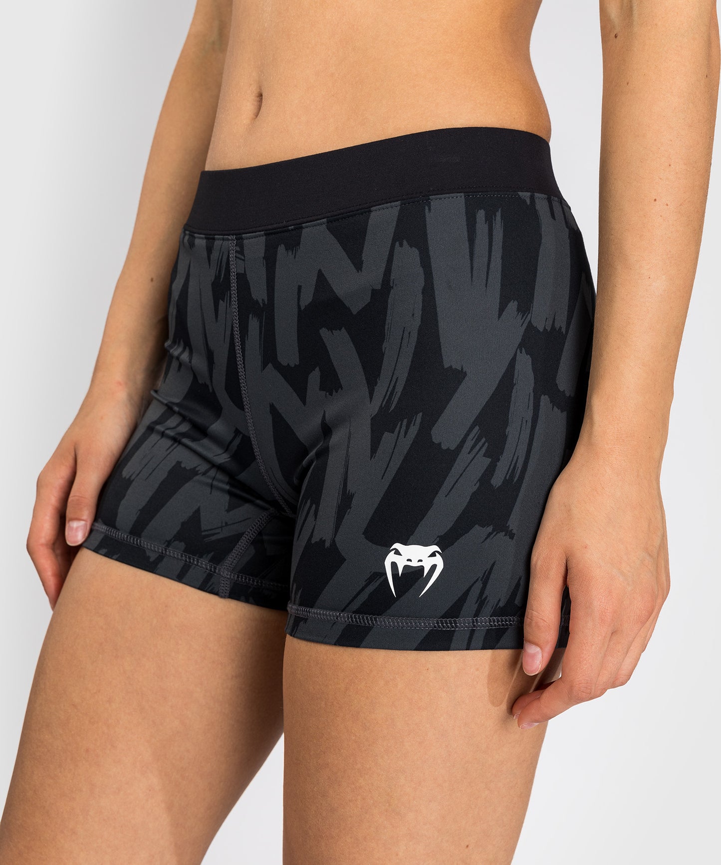 Venum Graffiti Women's Compression Shorts - Urban Charcoal