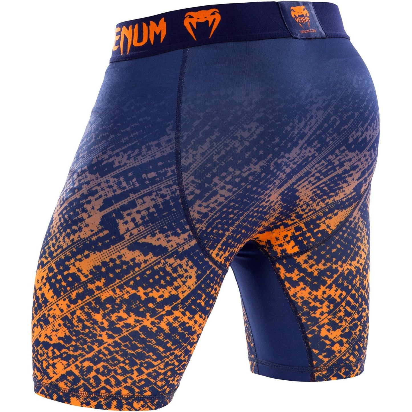 Venum Tropical Compression Shorts - Blue/Orange