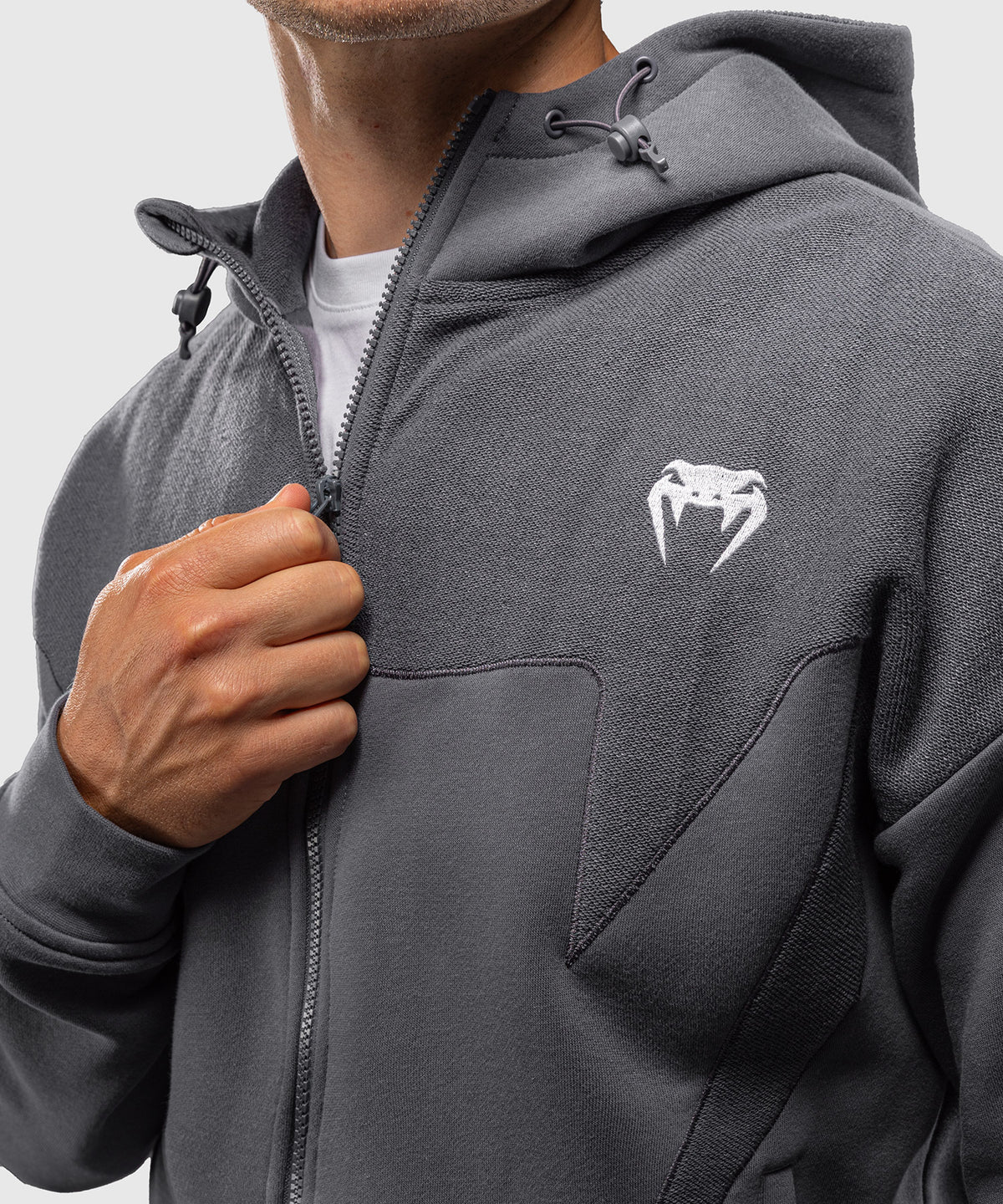 Venum Attack Fleece & Weave Trainingsjacke - Grau