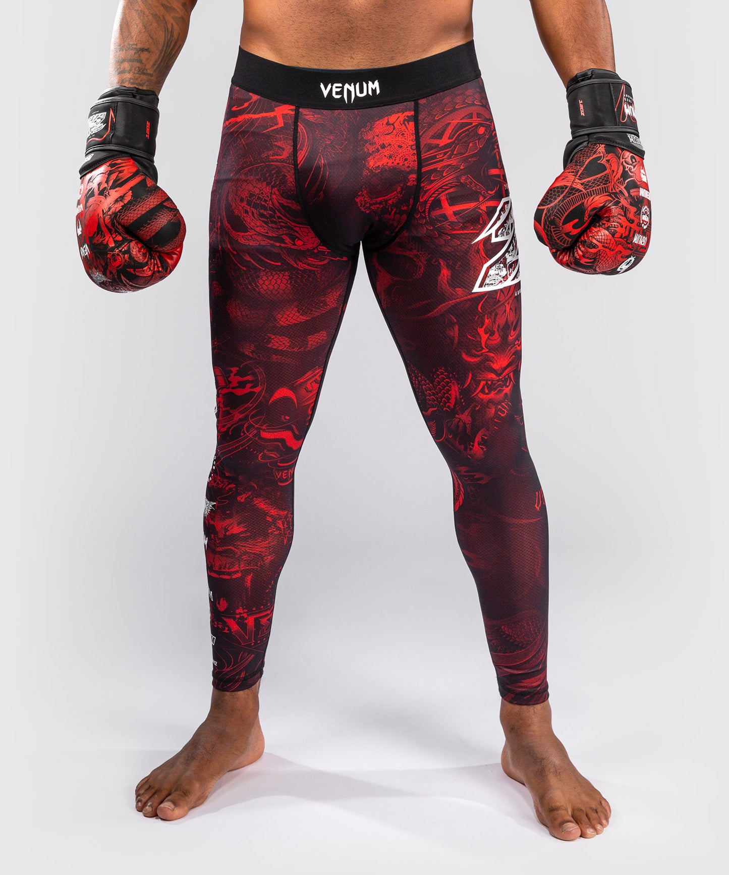 Venum 20th Anniversary Spats - Negro/Rojo