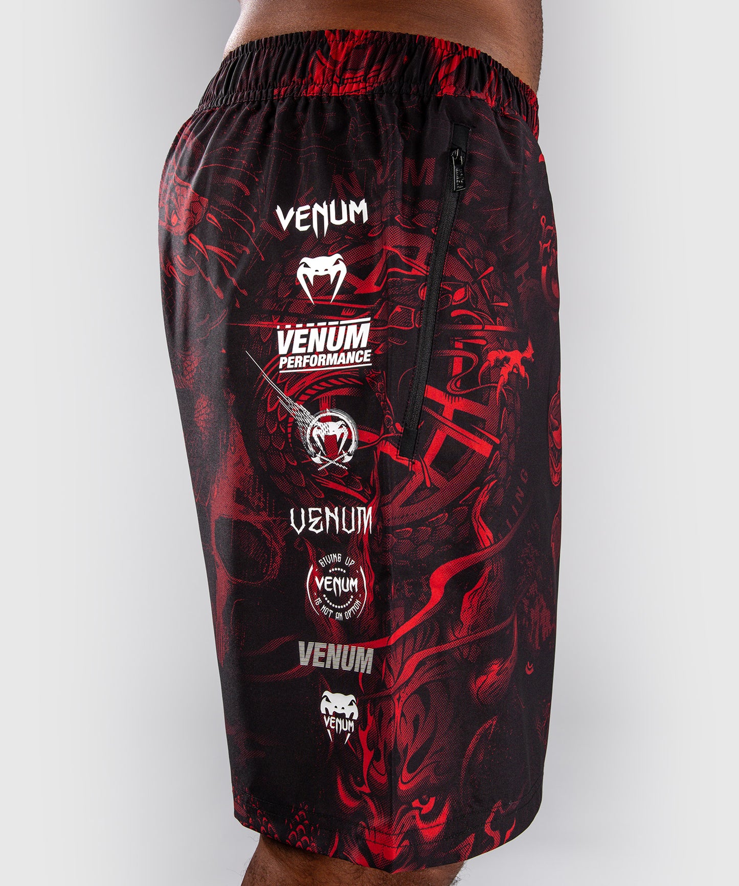 Venum 20th Anniversary Short de Entrenamiento - Negro/Rojo