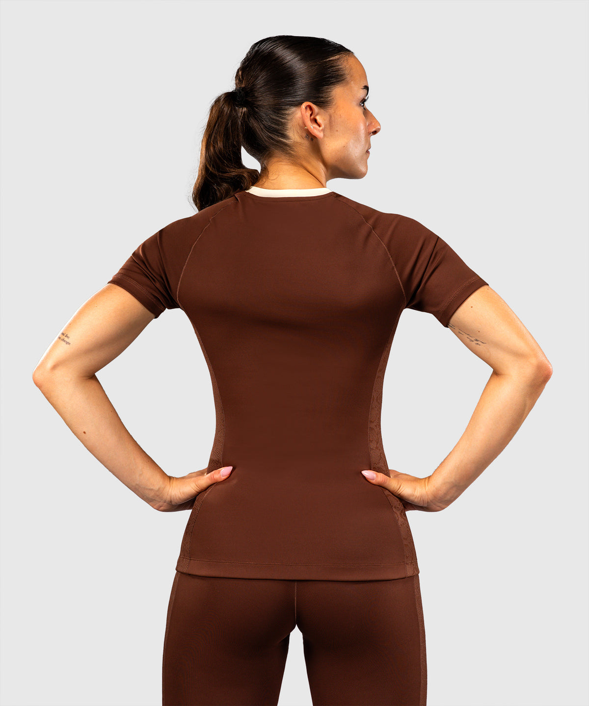 Venum Viper Rashguard a maniche corte da donna - Marrone