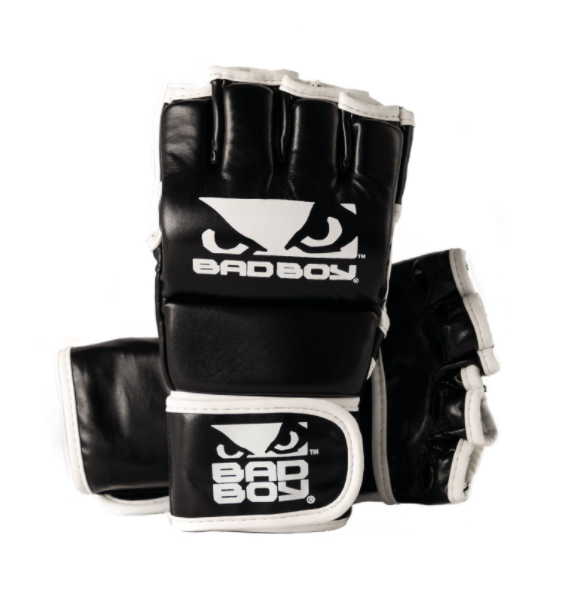 Gants de MMA Bad Boy  - Avec Pouces - Noir/Blanc
