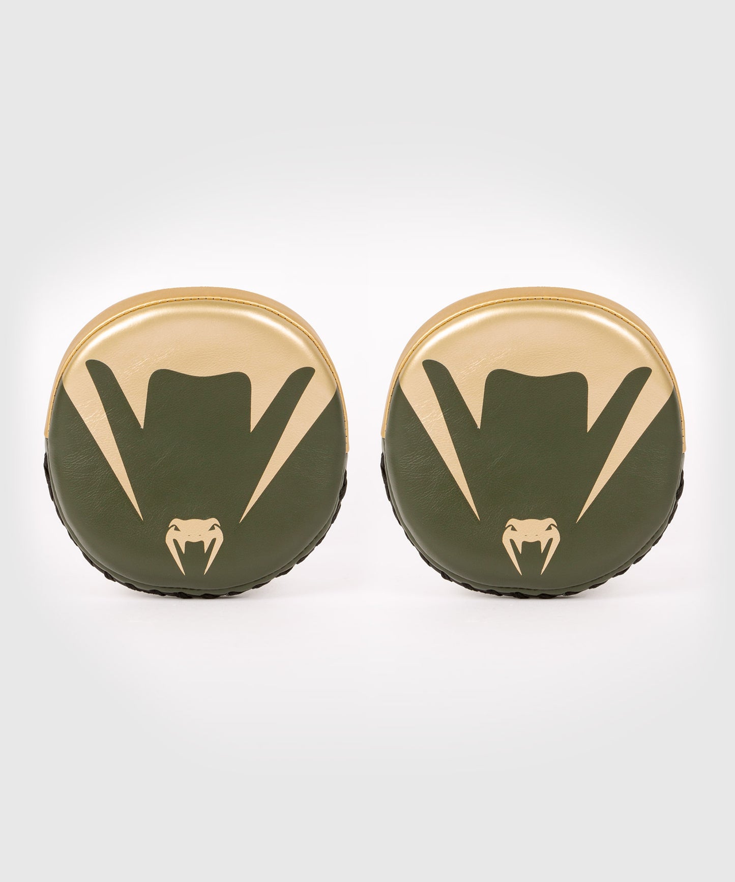 Venum Pro Boxing Mini Incurved Bear Paws (Per Pair) - Khaki/Gold