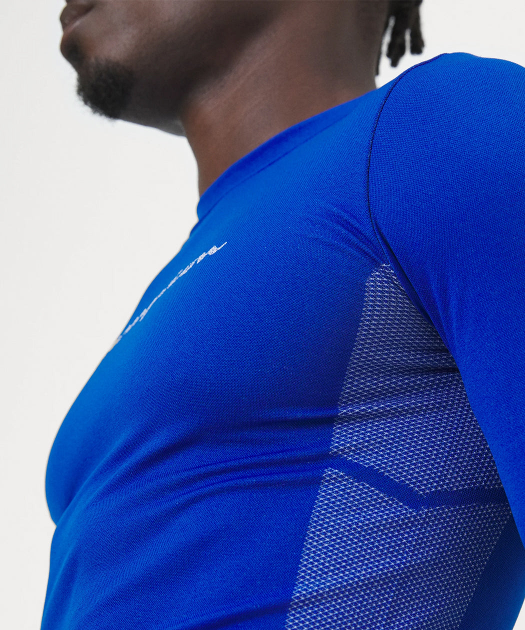 T-Shirt De Compression Champion Seamless - Bleu
