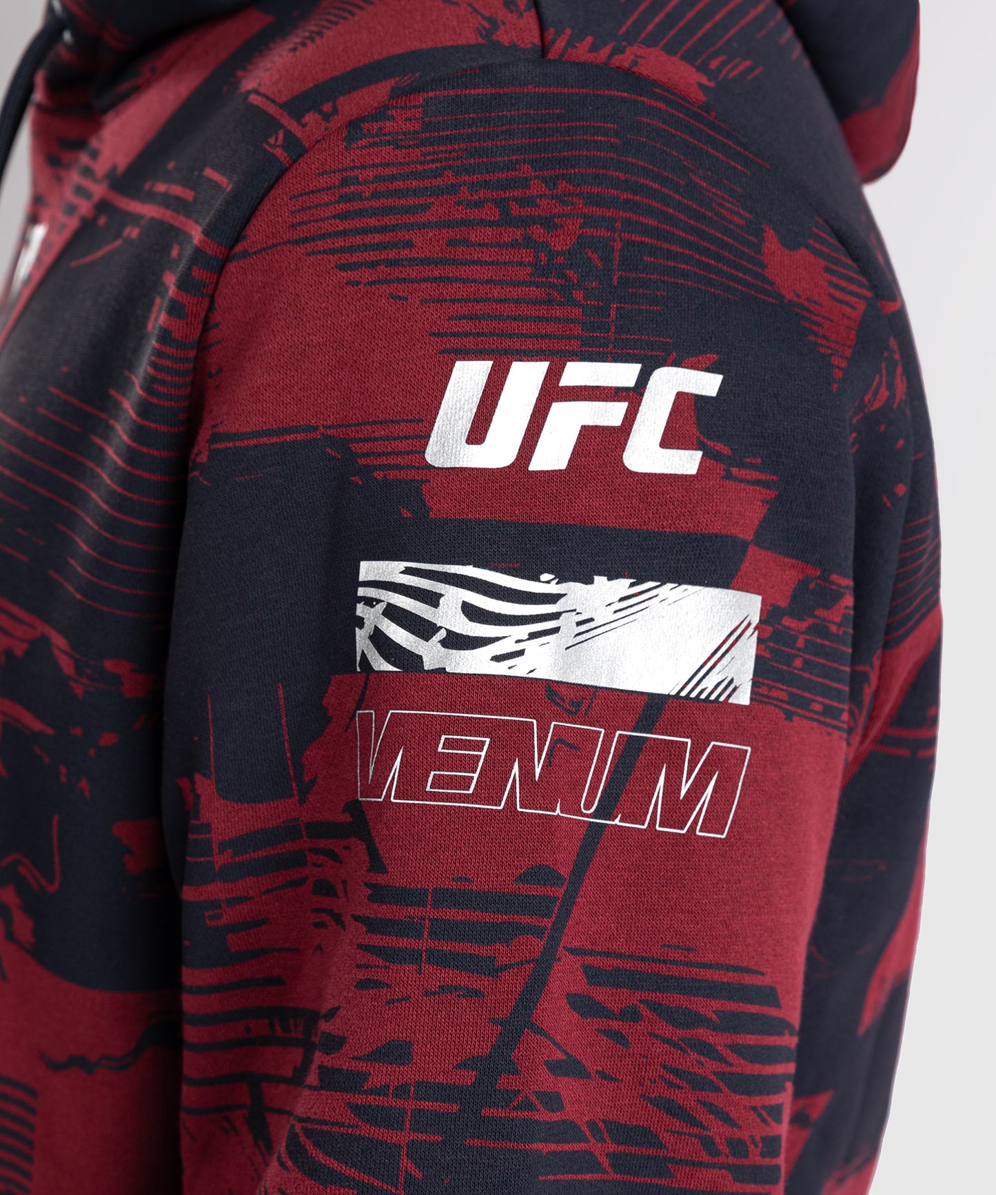 UFC Zenith by Venum Authentic Fight Week Sudadera Hombre - Azul marino/Burdeos/Plateado