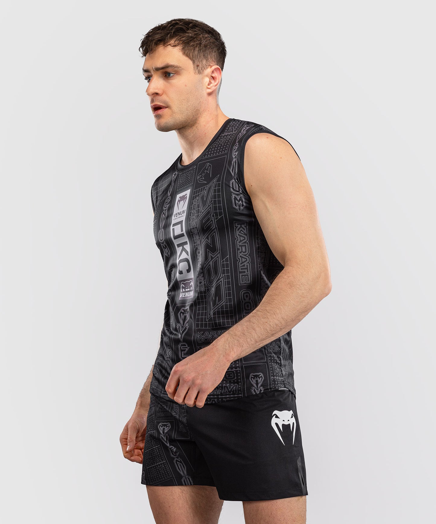 Karate Combat by Venum Dry-Tech-Tanktop – Schwarz/Grau
