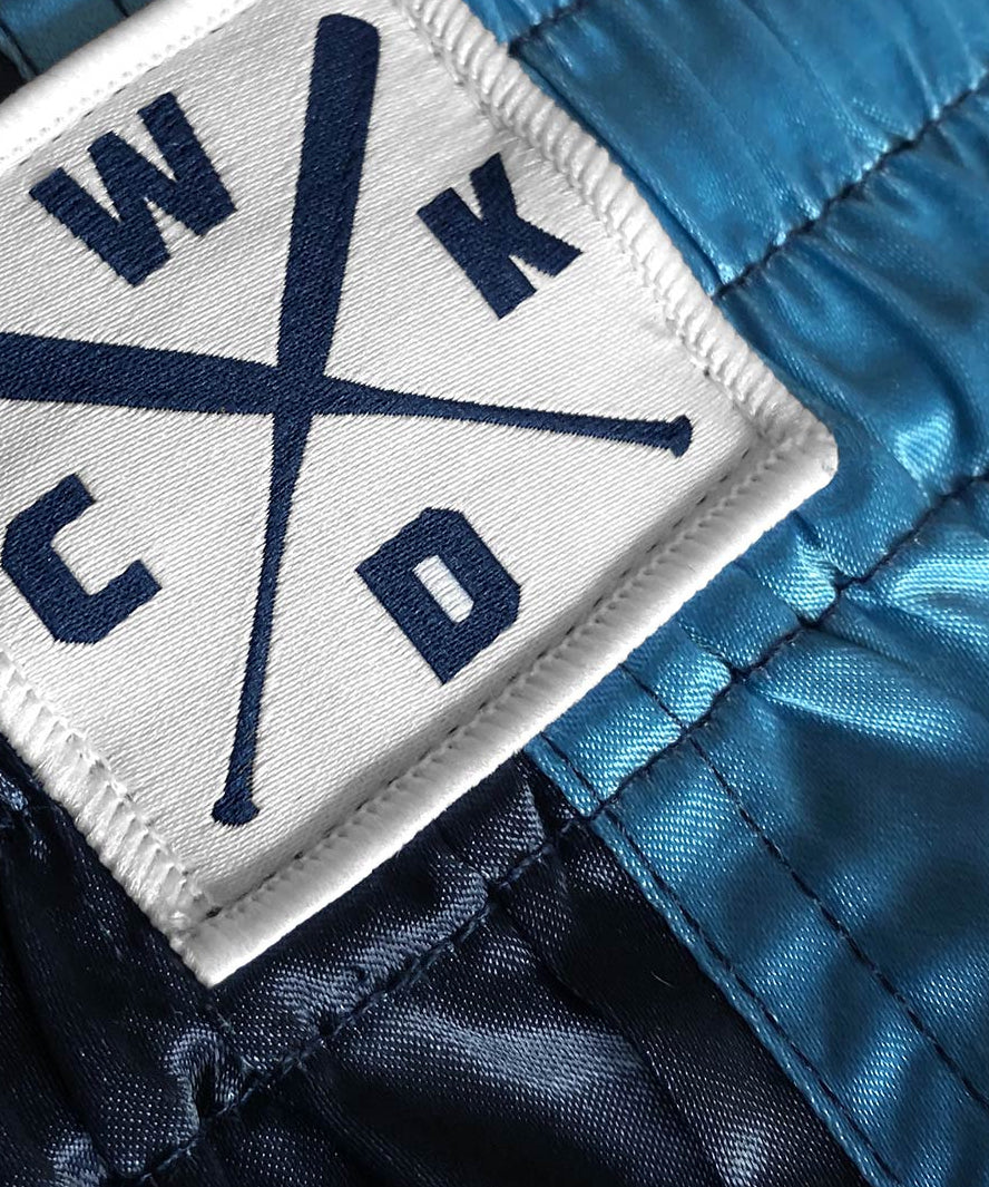Short De Muay Thai Wicked One Raw - Bleu