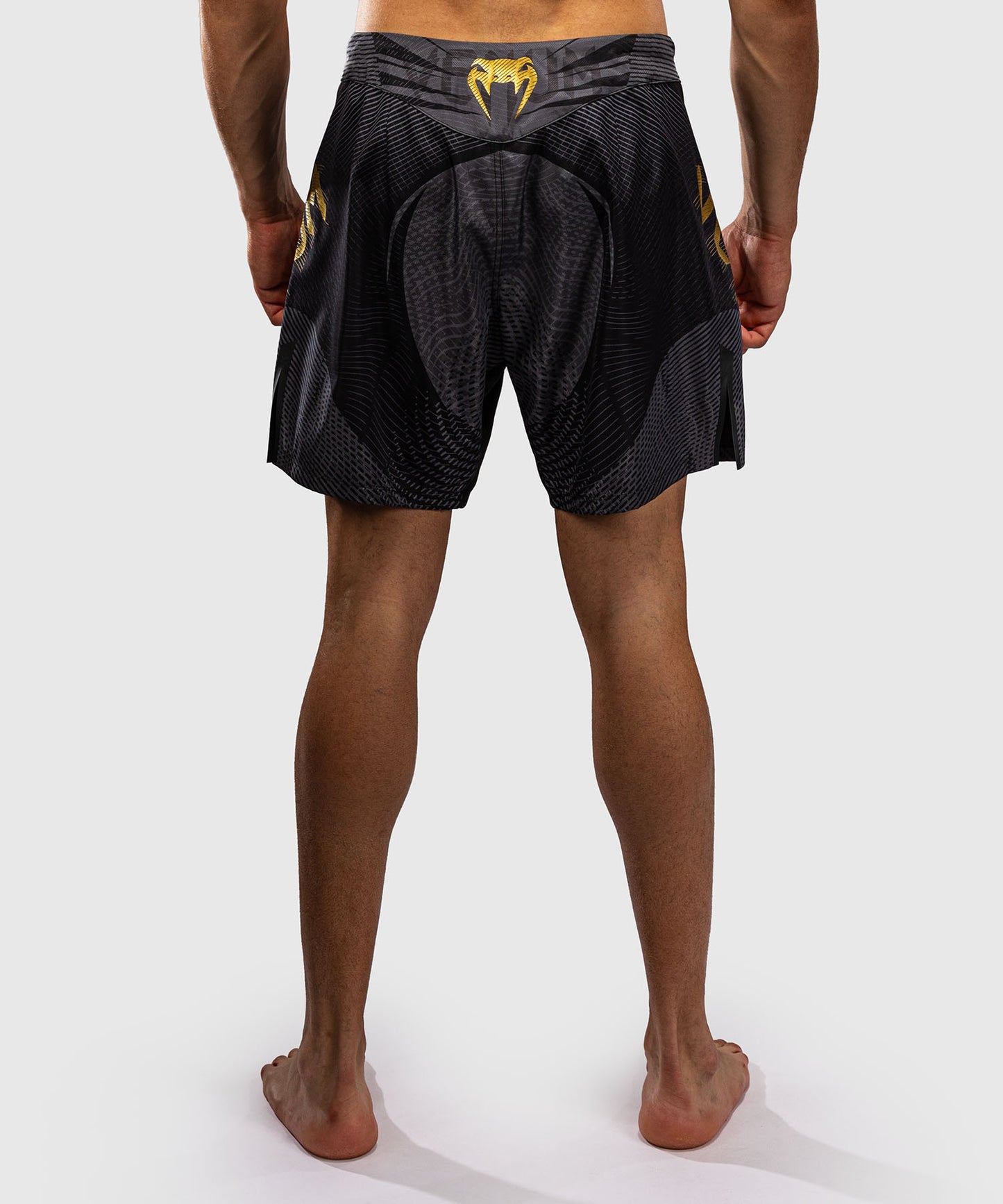 Venum Galactic 3.0 Fight Shorts - Black/Gold