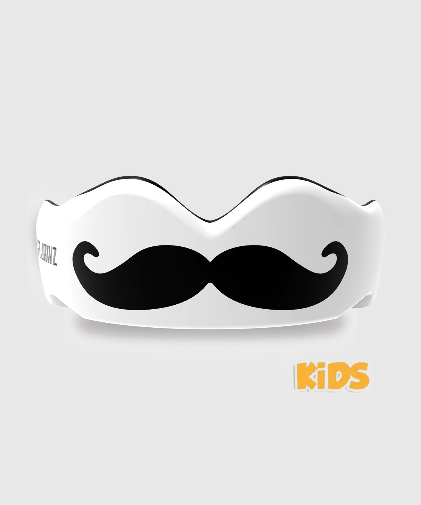 Protège-dents Safejawz Moustache - Junior - Blanc/Noir