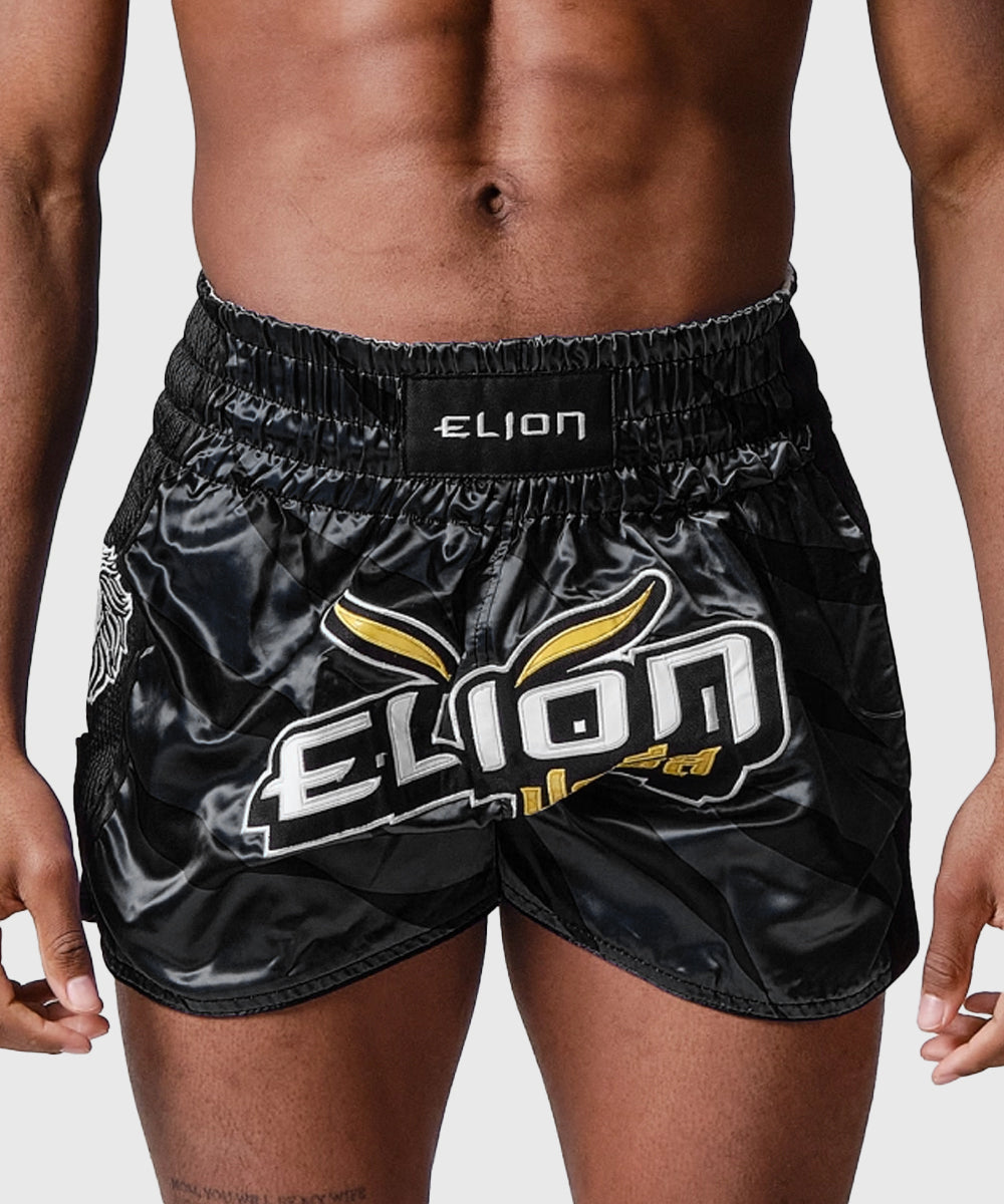 Elion Raja Muay Thai Shorts - Black