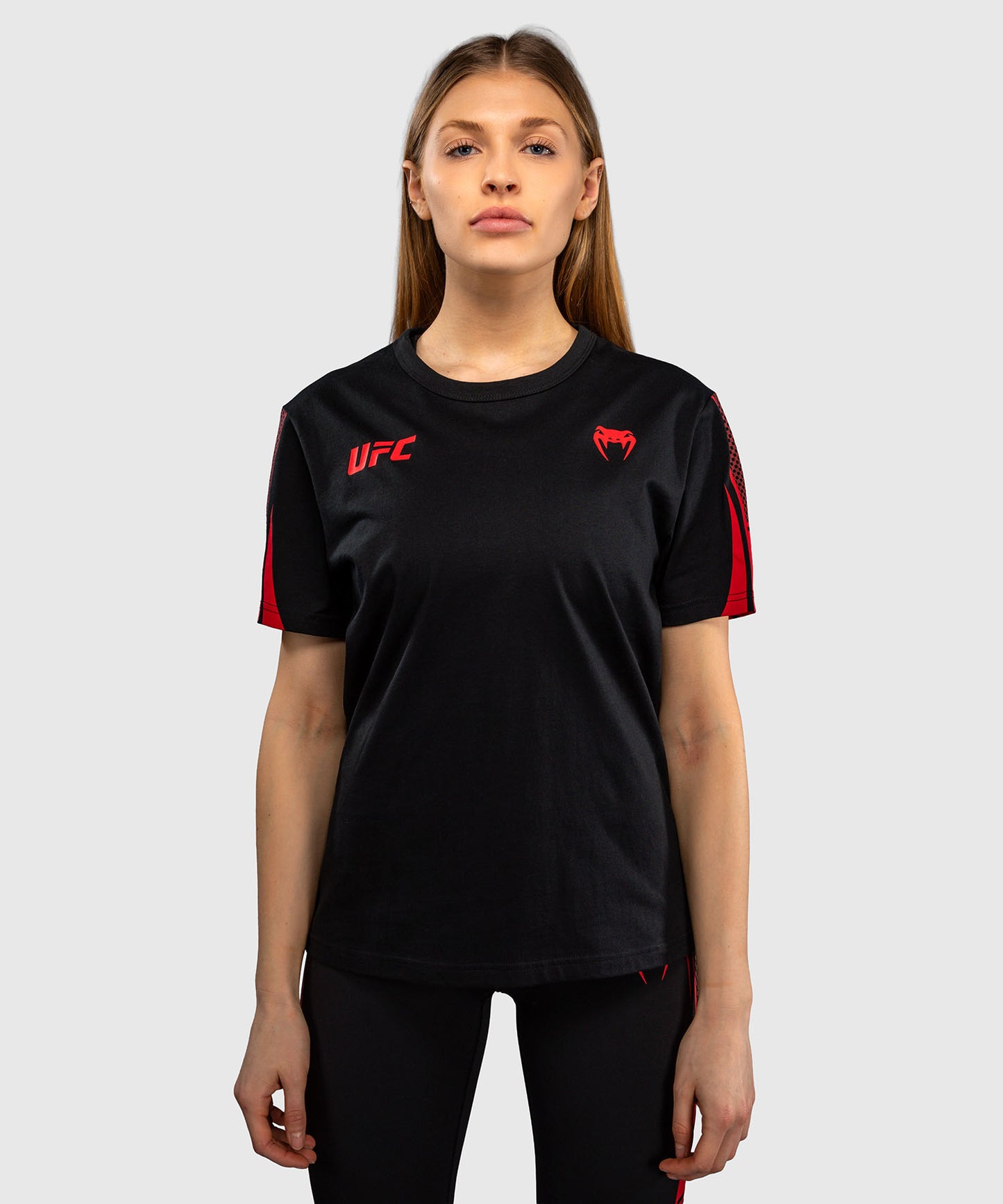 Venum UFC Unity by Venum Authentic Fight Week T-shirt a Maniche Corte da Donna - Nero