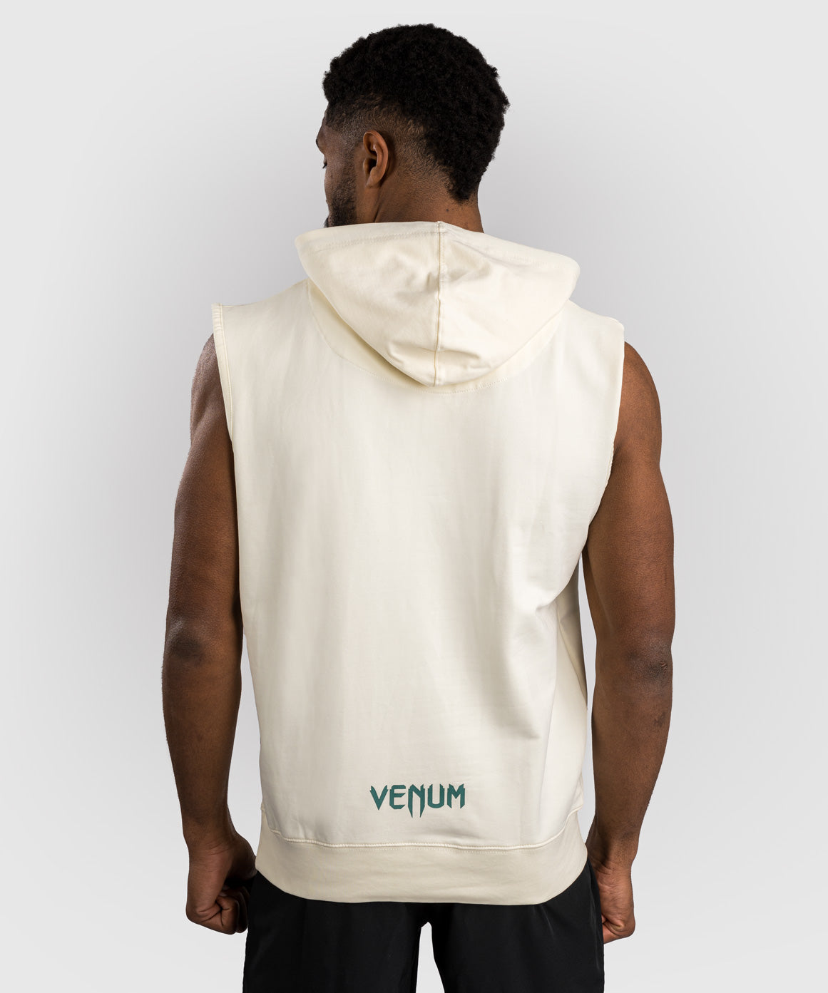Sweats à capuche sans manches Venum Sparring - Vanille