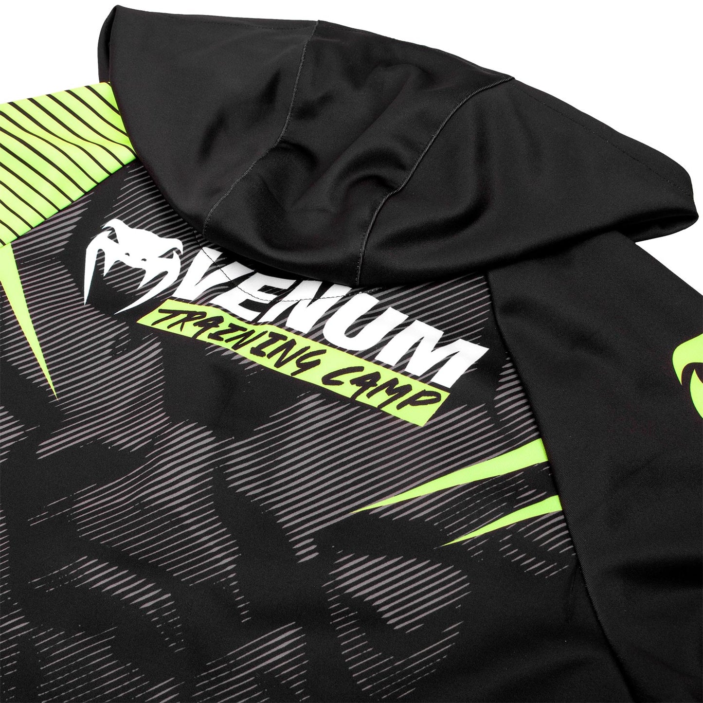 Venum Training Camp 2.0 Hoodie - Black/Neo Yellow