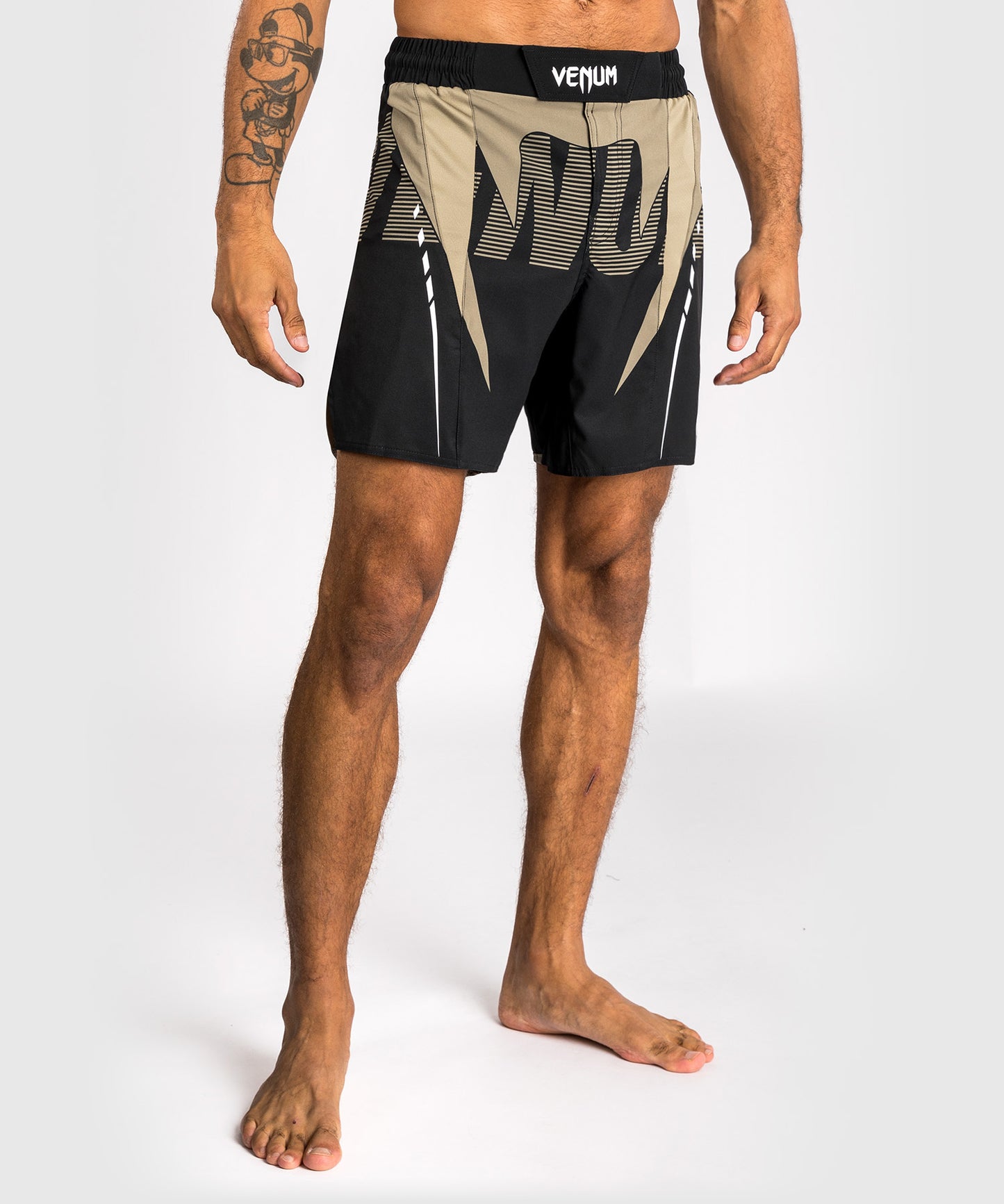 Venum Adrenaline Pantaloncini da combattimento – Nero/Sabbia