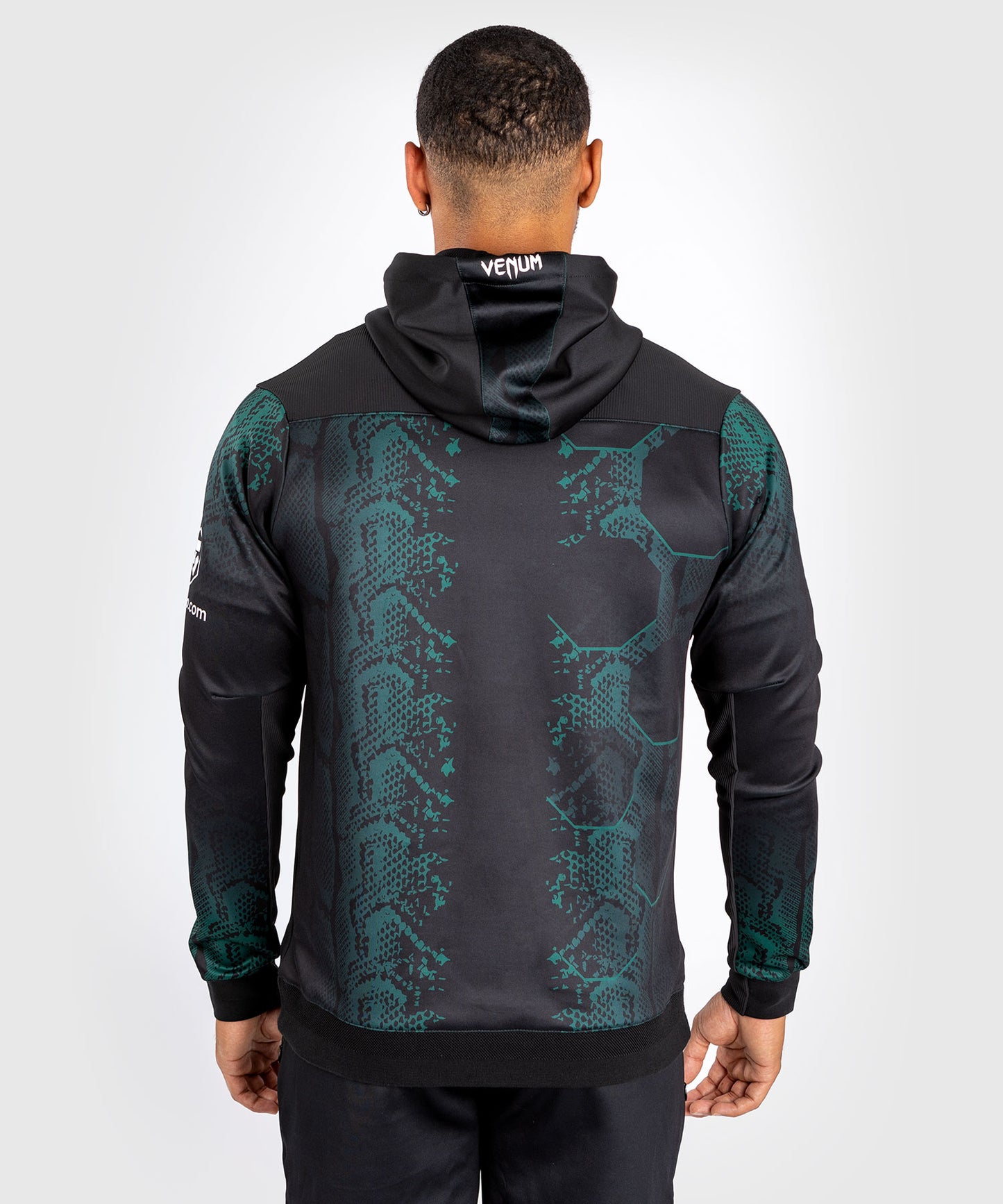 Veste à capuche pour Hommes UFC Adrenaline by Venum Authentic Fight Night - Emerald Edition - Vert/Noir