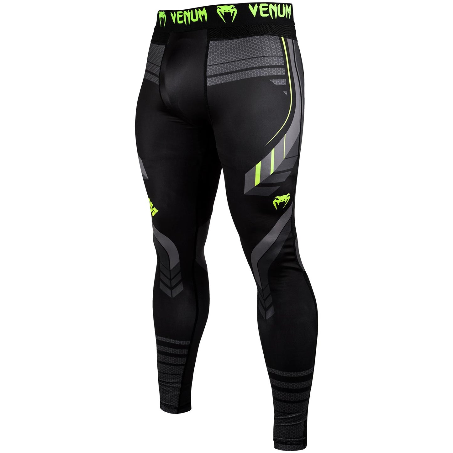 Venum Technical 2.0 Compression Tights - Black/Yellow