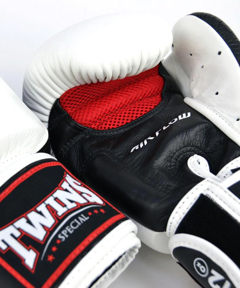 Twins BGVL3 Air Boxhandschuhe - Weiß/Schwarz