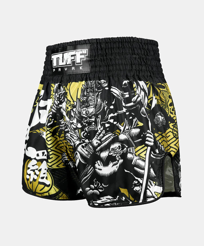 Tuff Payak Wrath Of The Ashura Muay Thai Shorts - Black